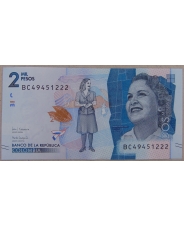 Колумбия 2000 песо 2018 UNC арт. 3665